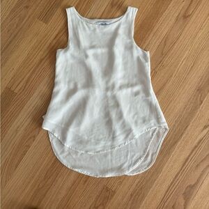 Small naked zebra white flowy blouse